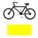 żółty rowerowy